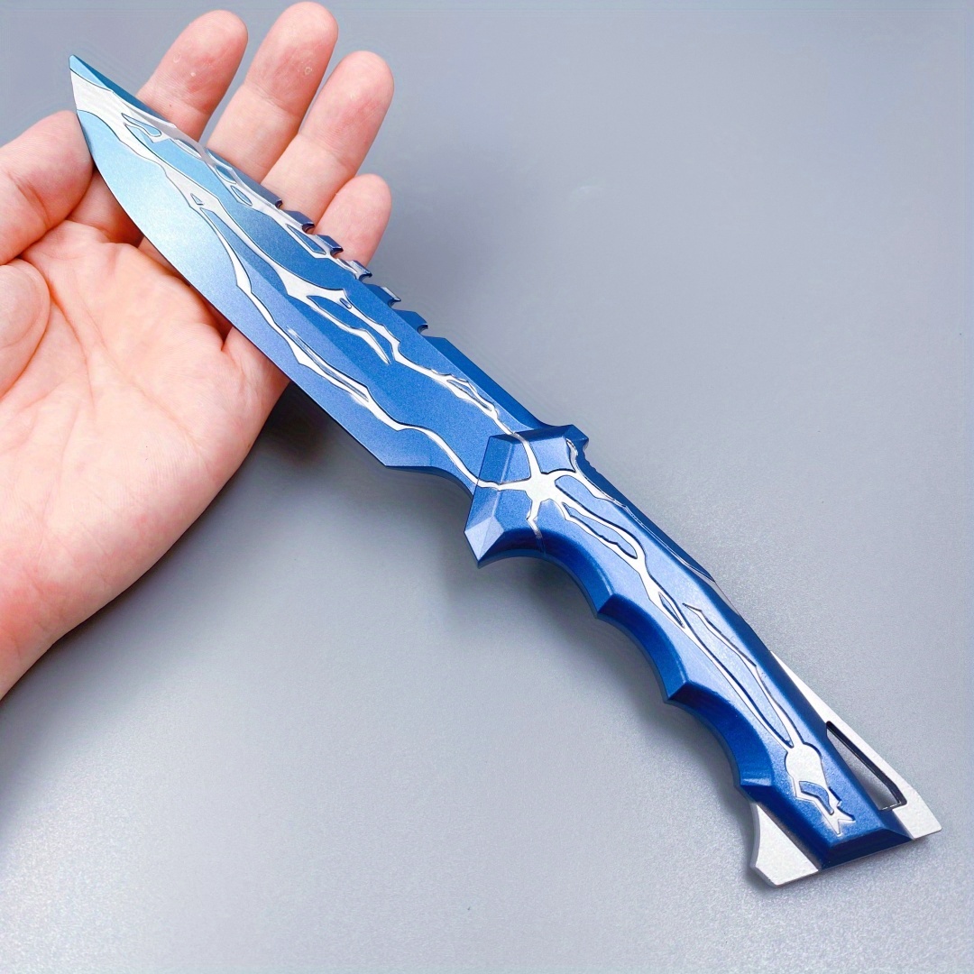 Cosplay Prop Dagger - 11in/28cm lâmina blackwave katana valorant cosplay