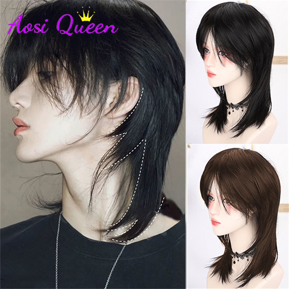 Wig Fiber Net - Peruca Feminina AS, Cabelo Curto Preto,