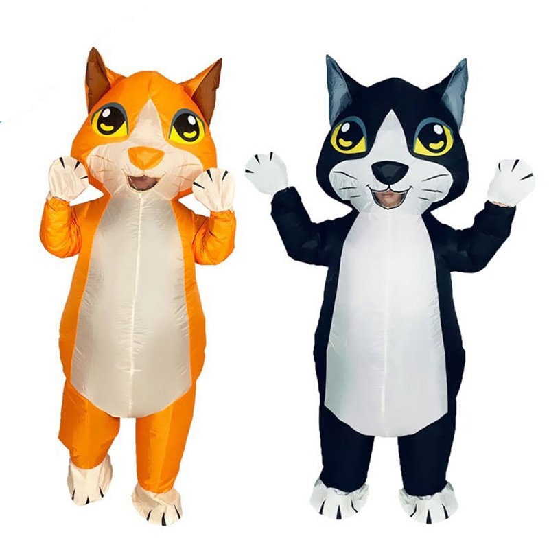 Cosplay Prop Business - Fantasia Inflável de Gato Preto e