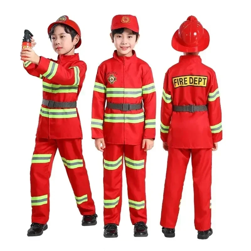 Cosplay Prop Works - 2026 Novo Uniforme de Bombeiro Sam,