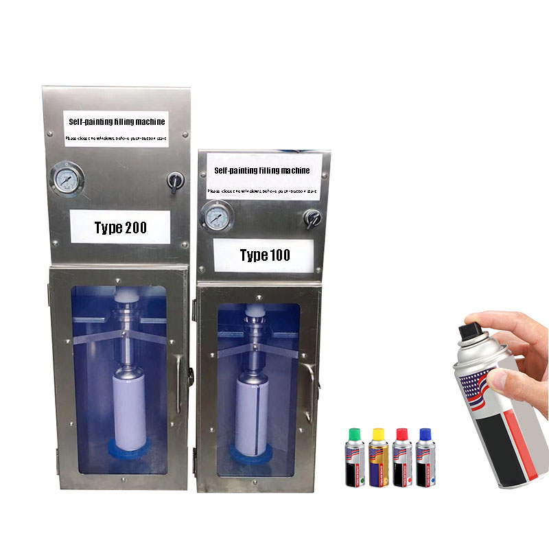 Metallic Spray Paint - Semiautomático pequeno tanque de aerossol pneumático