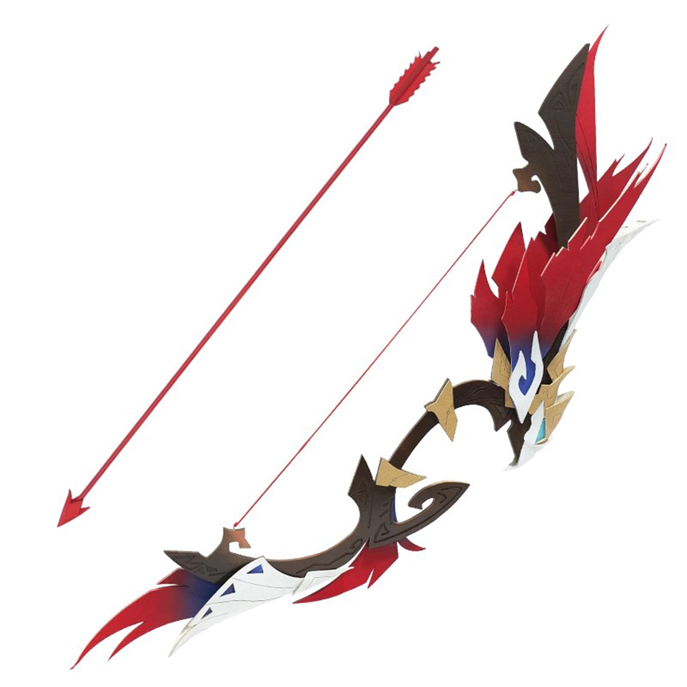 110cm genshin impacto chasca c - Cosplay Prop Bow avaliação e preço