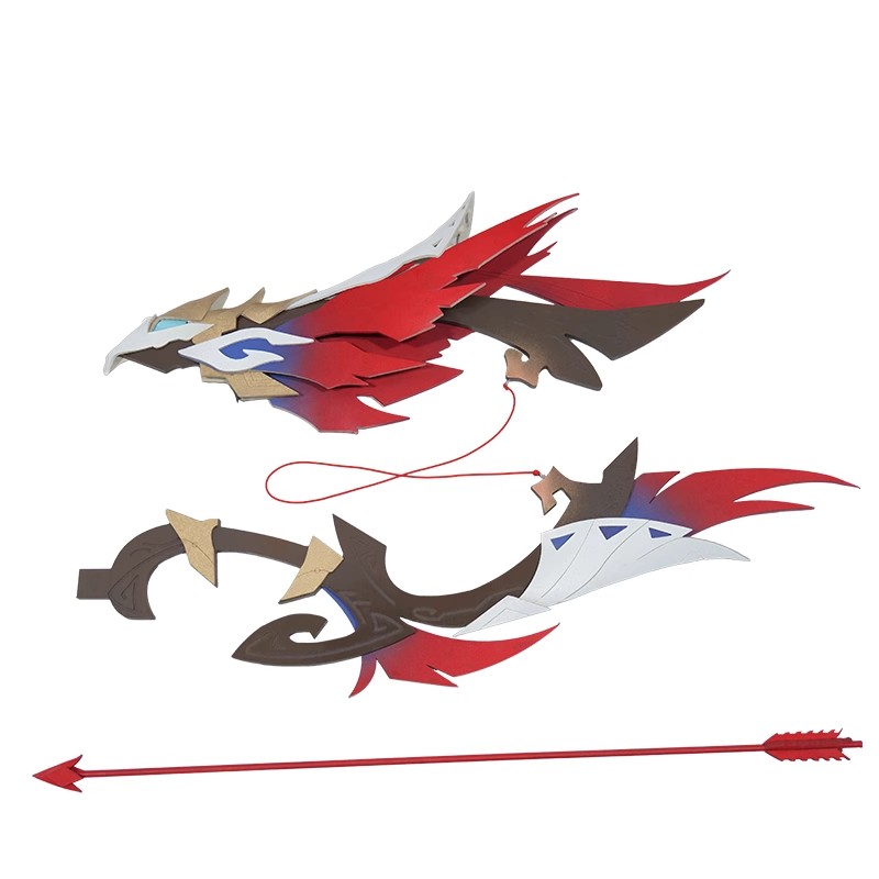 110cm genshin impacto chasca c - Cosplay Prop Bow avaliação e preço