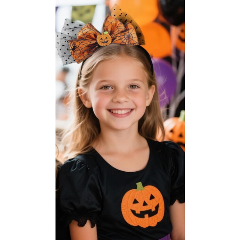 Tiara de Abóbora Laranja com L - Cosplay Prop Bow avaliação e preço