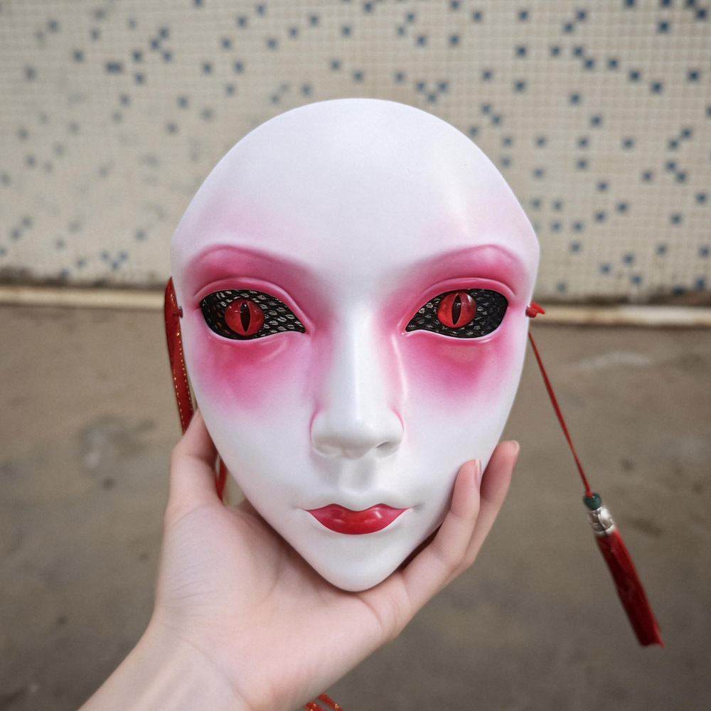 Máscara de Rosto Inteiro Artes - Cosplay Prop Works avaliação e preço